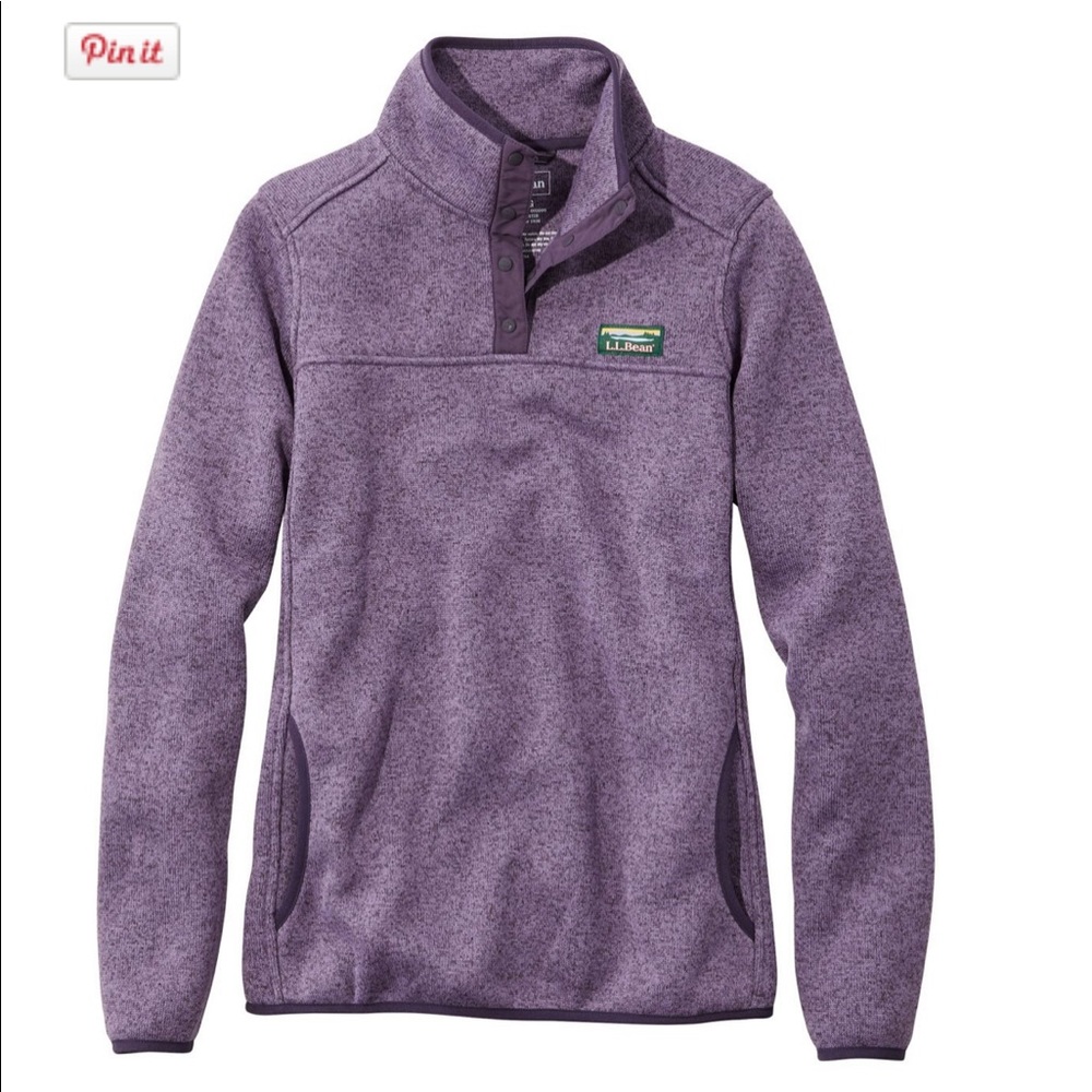 L.L. Bean sweater fleece pullover